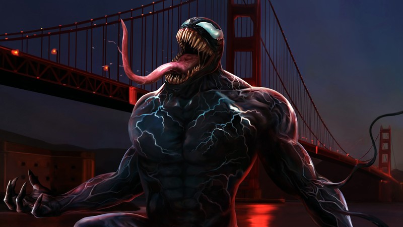 venom, hd, 4k, superheroes, digital art, artwork