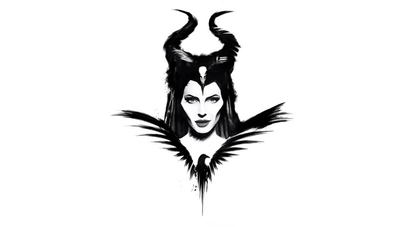 maleficent, maleficent mistress of evil, 2019 movies, movies, hd, 4k, monochrome, black and white