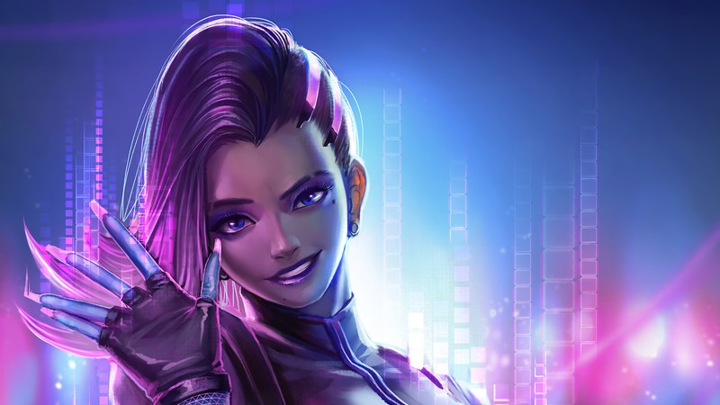 sombra, overwatch, games, hd, 4k, artstation, artist, artwork, digital art