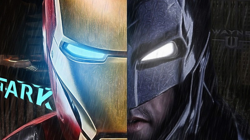 iron man, batman, superheroes, artist, artwork, digital art, hd, artstation