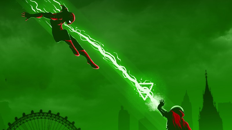 spiderman, mysterio, hd, superheroes, artwork, digital art, 4k
