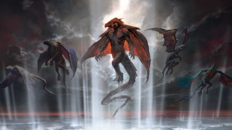 dragons, artist, artwork, digital art, hd, 4k, artstation