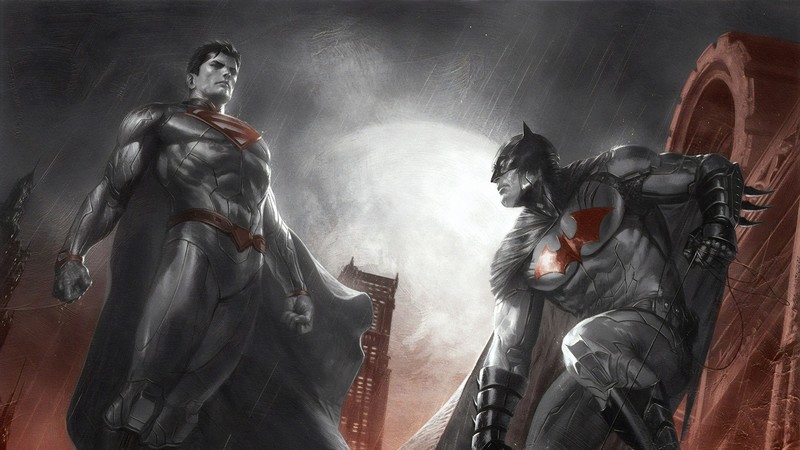 batman, superman, hd, 4k, superheroes, artwork, digital art
