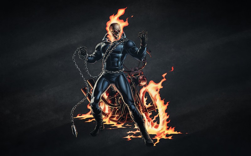 ghost rider, superheroes, artist, artwork, digital art, hd, 4k