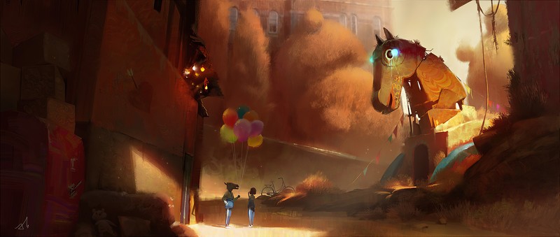 bojack horseman, tv shows, artist, artwork, digital art, hd, 4k, artstation