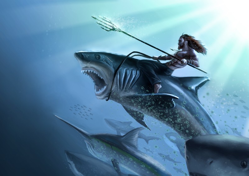 aquaman, hd, 4k, superheroes, artwork, digital art