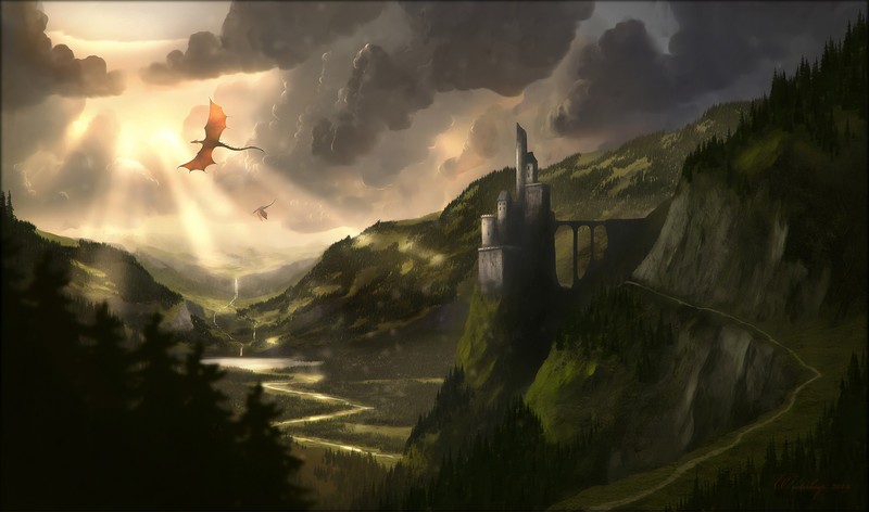 dragon, artist, artwork, digital art, hd, deviantart