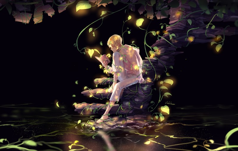 anime girl, anime, artist, artwork, digital art, hd, deviantart