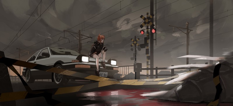 anime girl, anime, artist, artwork, digital art, hd, 4k, 5k, 8k