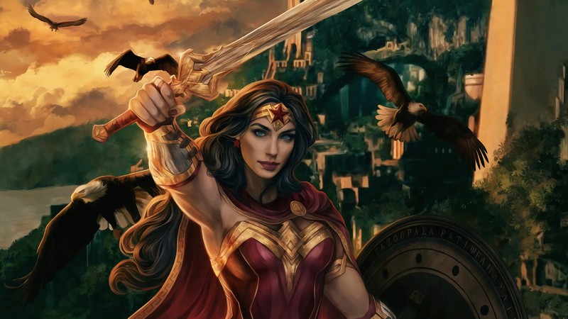 wonder woman, superheroes, artist, artwork, digital art, hd, 4k, deviantart