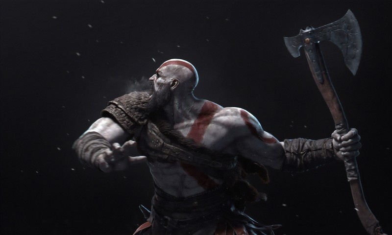kratos, games, hd, 4k, artwork, arstation
