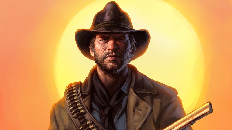 red dead redemption 2, games, artwork, hd, artstation