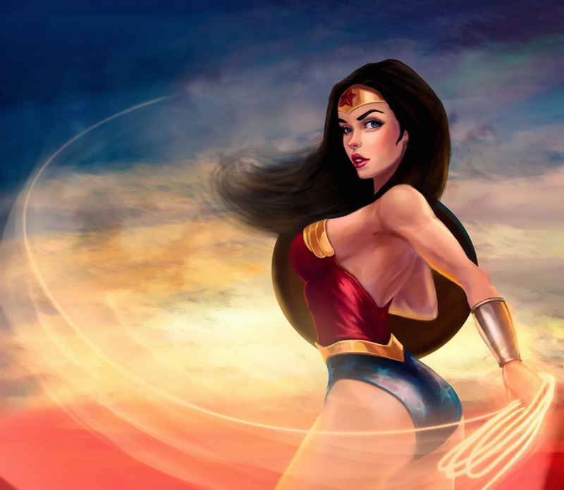 wonder woman, hd, 4k, superheroes, artwork, digital art, artist, behance