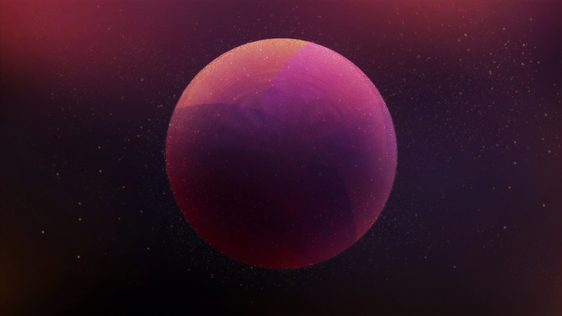 planet, purple, space, digital universe, hd, 4k