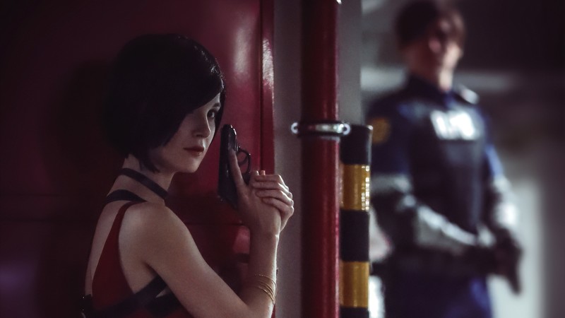 ada wong, leon kennedy, resident evil 2, games, 2019 games, hd, 4k, cosplay, deviantart