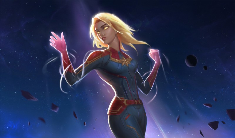captain marvel, hd, 4k, superheroes, artwork, art
