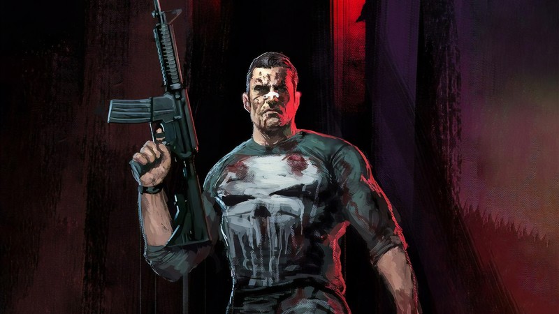 punisher, superheroes, artist, artwork, digital art, hd, deviantart