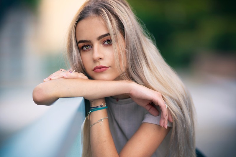 blonde, girls, model, hd