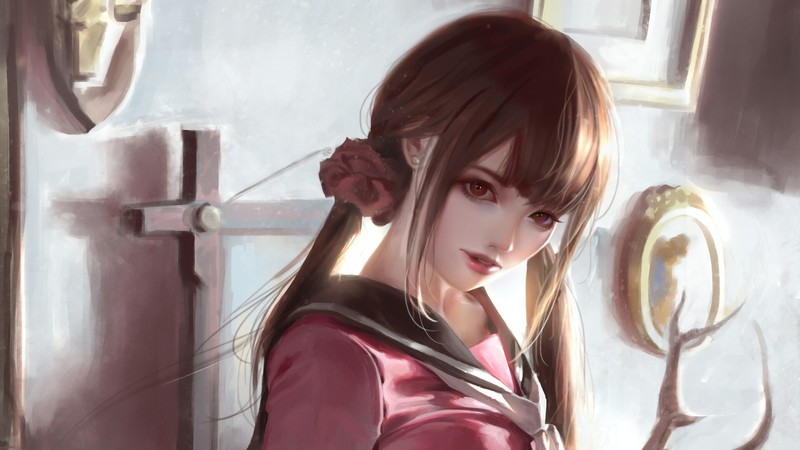 anime girl, anime, artist, artwork, digital art, hd, 4k, fantasy girls, artstation