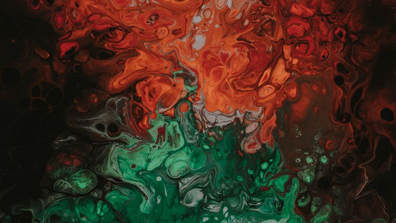 paint, texture, stains, liquid, abstraction, 4k