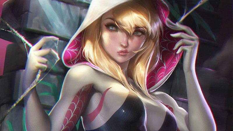 gwen stacy, gwen, superheroes, hd, 4k, deviantart