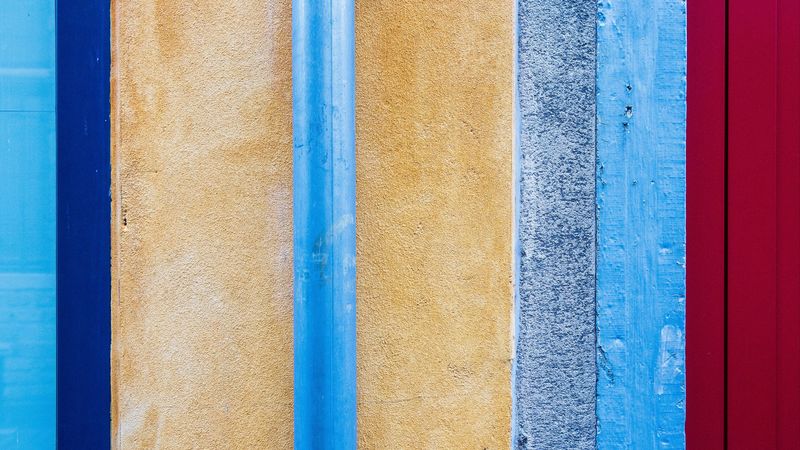 wall, lines, multicolored, vertical, texture, 4k