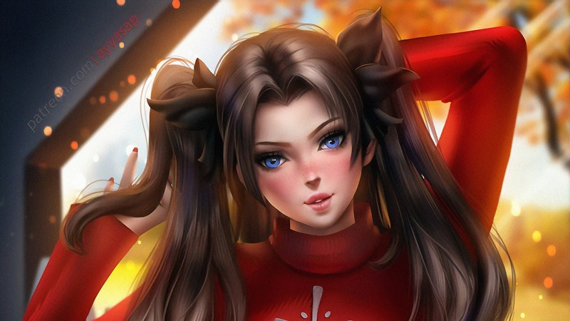 fate stay night, anime girl, anime, hd, deviantart