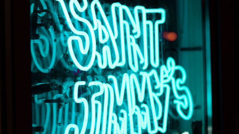 sign, neon, text, light, glow, 4k