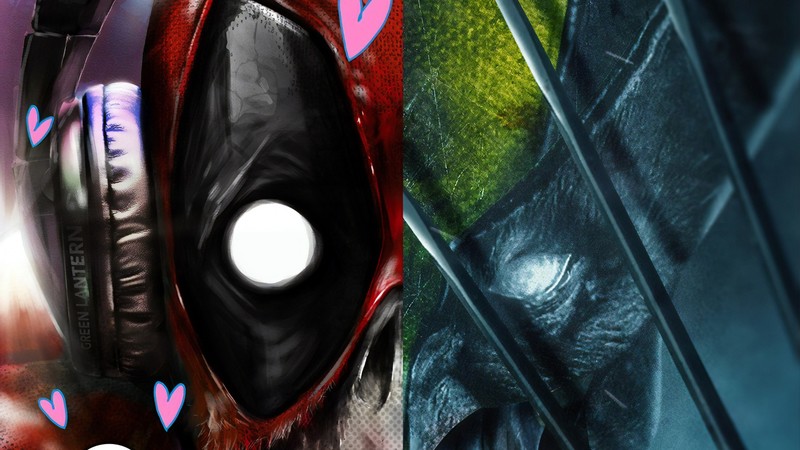 deadpool, wolverine, superheroes, artist, artwork, digital art, hd, 4k