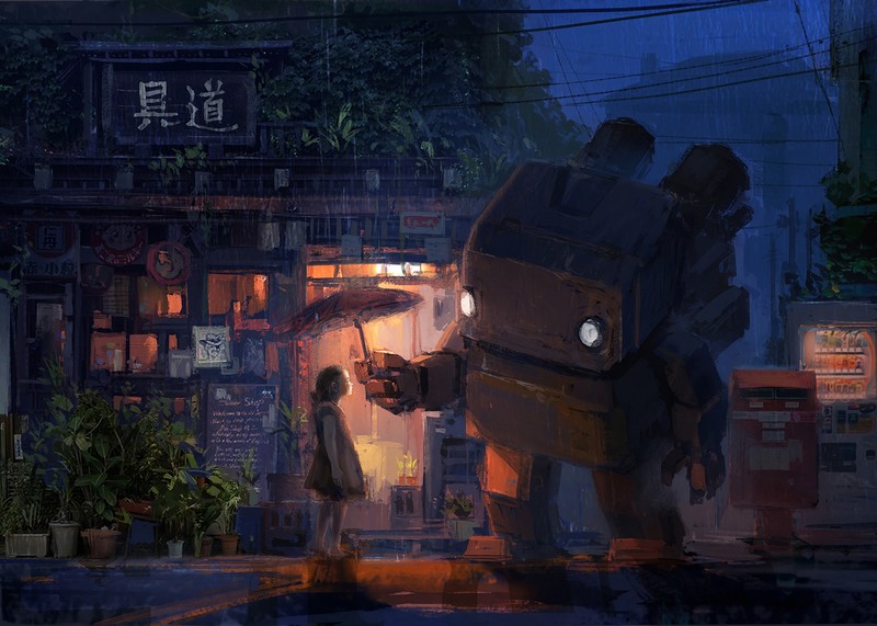 artist, artwork, digital art, hd, robot, 4k, artstation