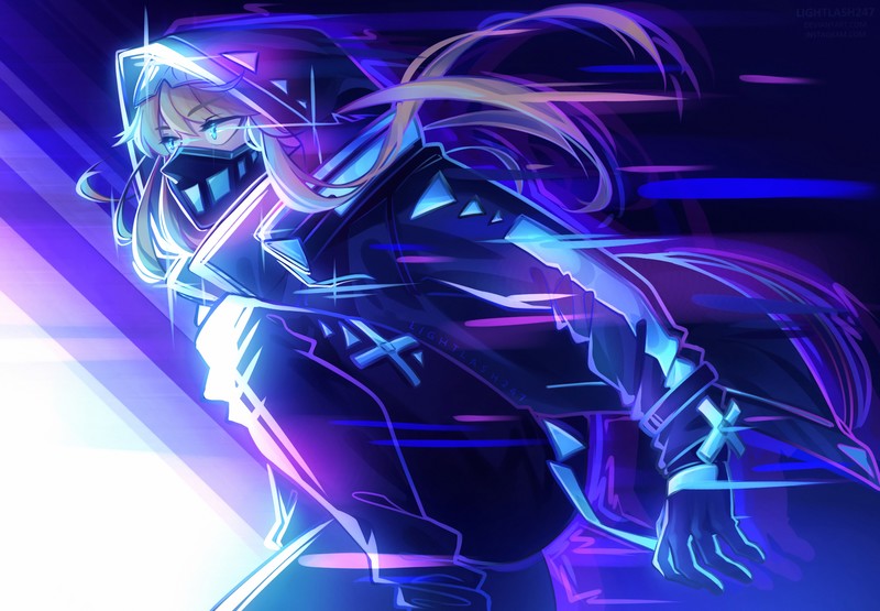 anime girl, anime, artist, artwork, digital art, hd, 4k, deviantart