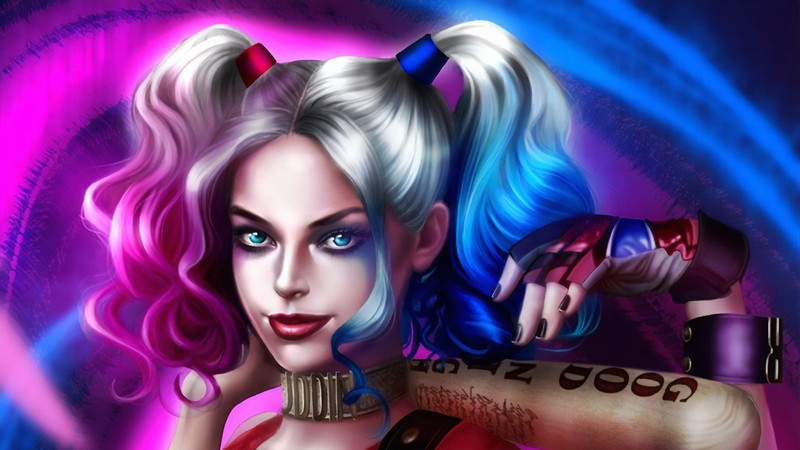 harley quinn, hd, 4k, superheroes, artist, artwork, artstation