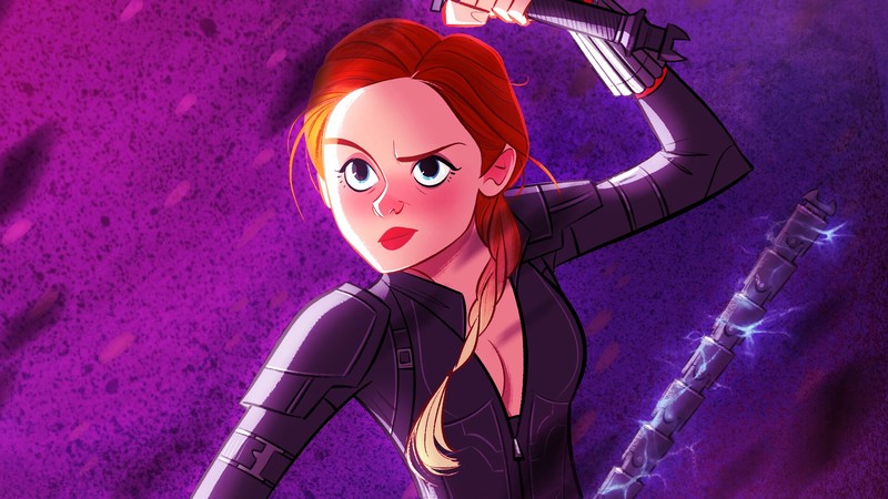 black widow, superheroes, artist, artwork, digital art, hd, 4k, artstation