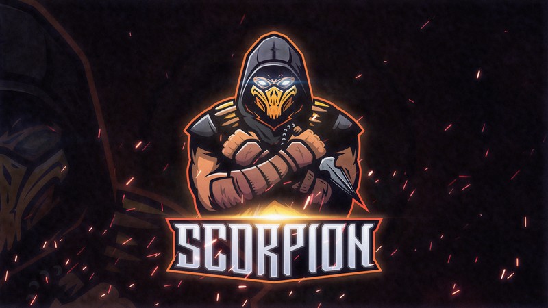 mortal kombat, games, hd, 4k, behance, scorpion