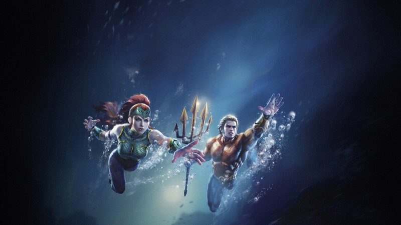 justice league, aquaman, mera, superheroes, hd, 4k