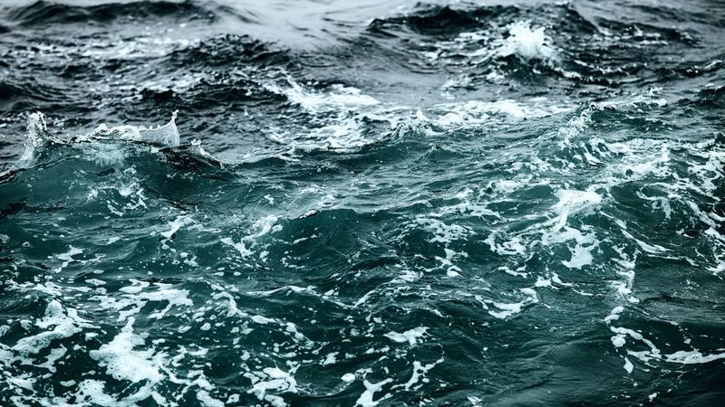waves, foam, water, sea, 4k