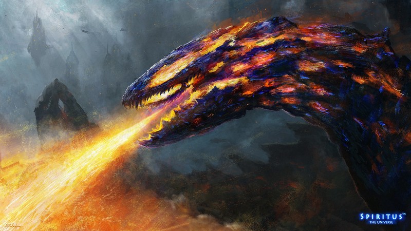 dragon, artist, artwork, digital art, hd, 4k, deviantart