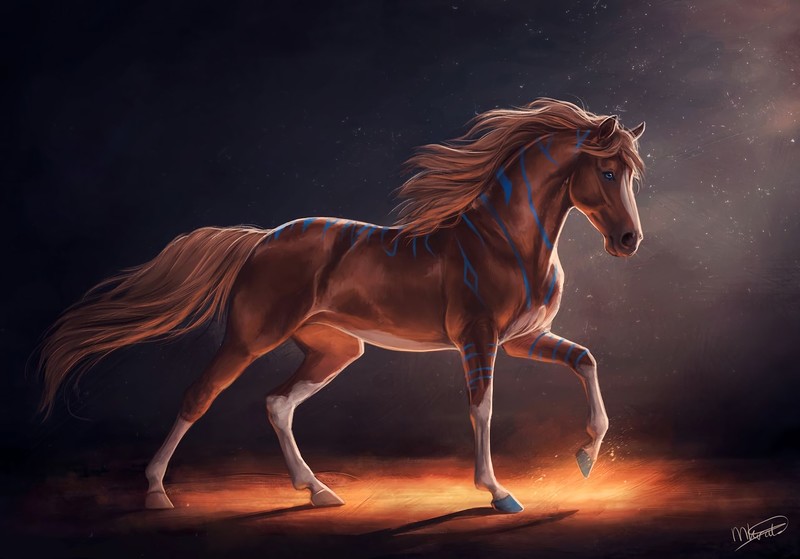 horse, animals, artist, artwork, digital art, hd, deviantart
