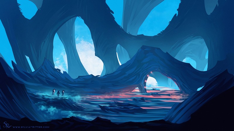 dolphin, artist, artwork, digital art, hd, 4k, deviantart
