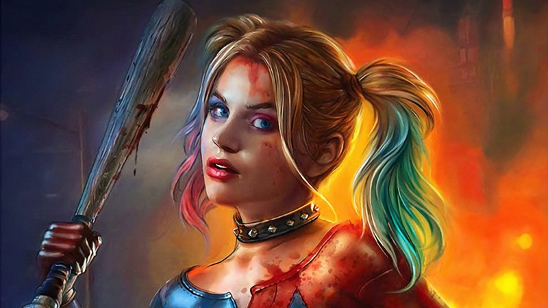 harley quinn, superheroes, artist, artwork, digital art, hd