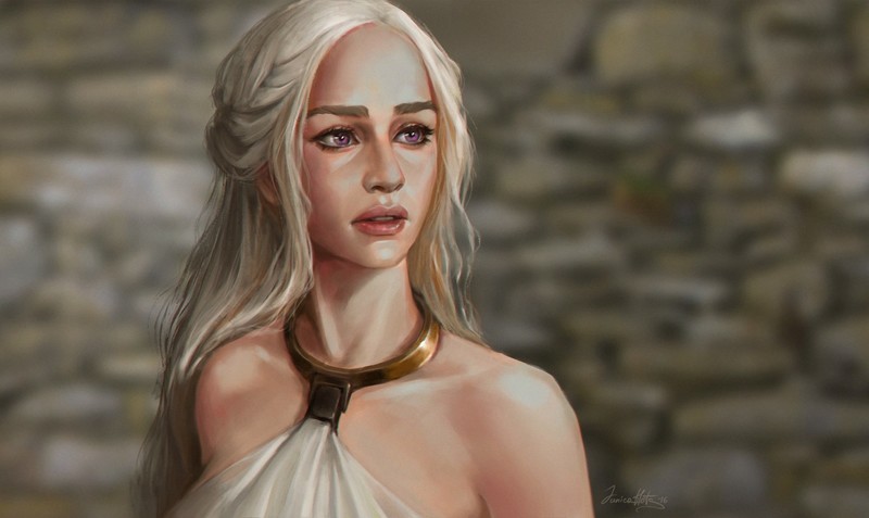 daenerys targaryen, game of thrones, tv shows, hd, artist, artwork, digital art, artstation