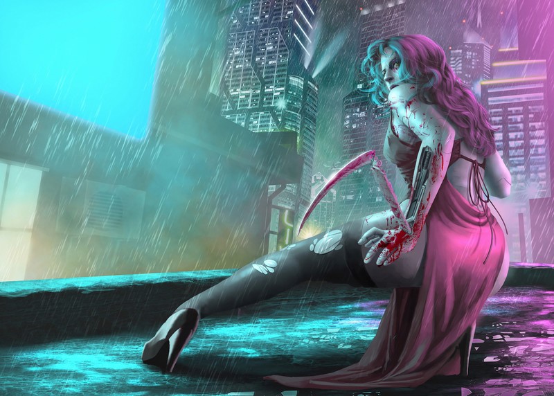 artist, hd, 4k, artwork, artstation, cyberpunk