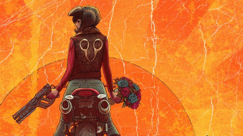 biker, artist, artwork, digital art, hd, artstation