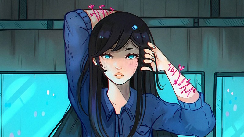 anime girl, anime, artist, artwork, digital art, hd, deviantart