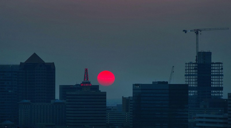 sunrise, buildings, photography, hd, 4k