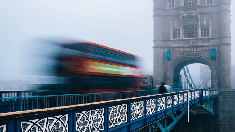 bridge, architecture, building, fog, long exposure, 4k