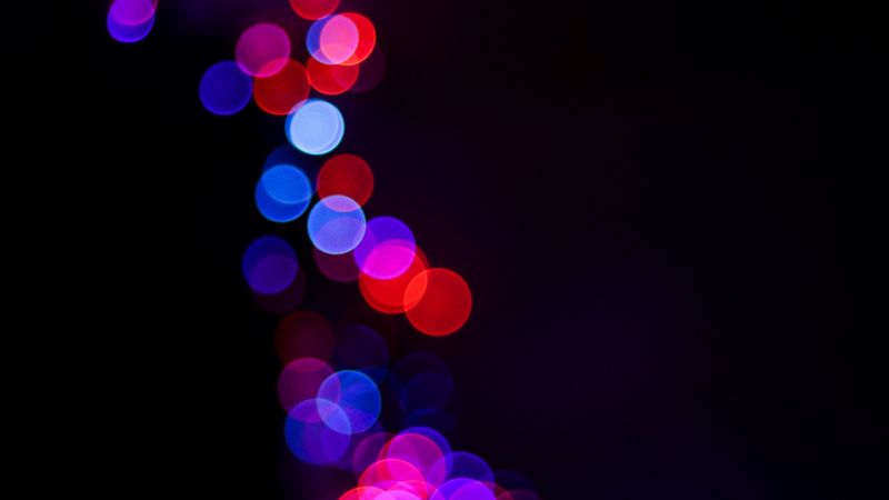 glare, bokeh, colorful, lights, blur, 4k
