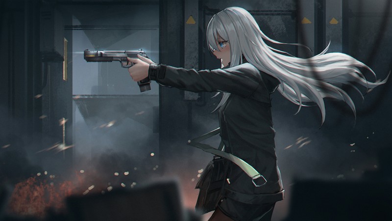 anime girl, anime, artist, artwork, digital art, hd, 4k