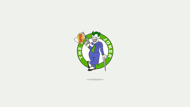 joker, superheroes, hd, minimalism, minimalist, 4k, behance