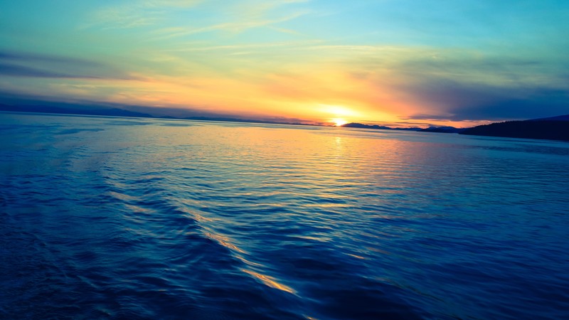 sunset, evening, nature, hd, 4k, 5k